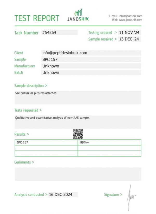BPC-157 - High Purity Cellular Signaling Polypeptide (10 vials)