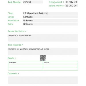 Ala-Glu-Asp-Gly (Epithalon) - High Purity Polypeptide Research Reagent (10 vials) - Image 3