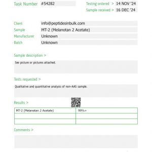 MT-2 Acetate - Synthetic Cyclic Heptapeptide Research Reagent (10 vials) - Image 3