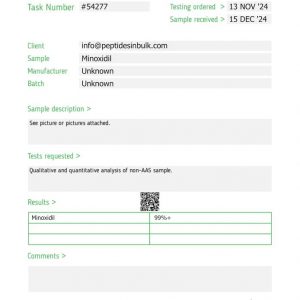 Minoxidil USP - High Purity Pyrimidine Derivative Research Powder (1kg) - Image 3
